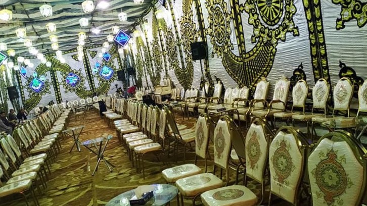 167627 سرادق عزاء فى إحدى المحافظات